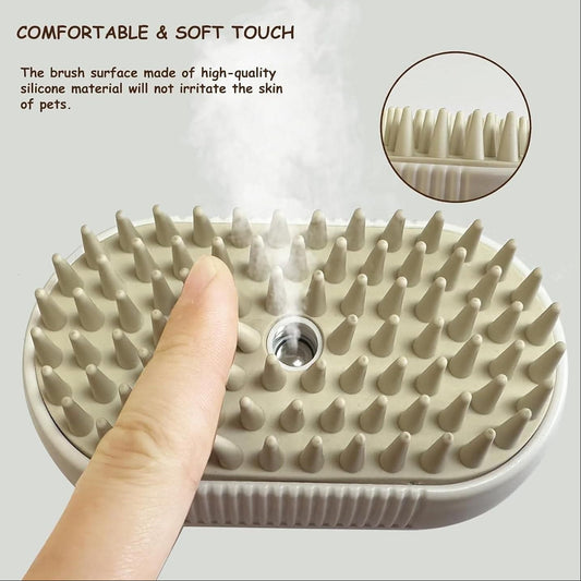 PETLANE™ 4-in-1 Cat & Dog Grooming Mist Steam Brush