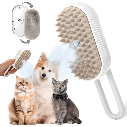 PETLANE™ 4-in-1 Cat & Dog Grooming Mist Steam Brush