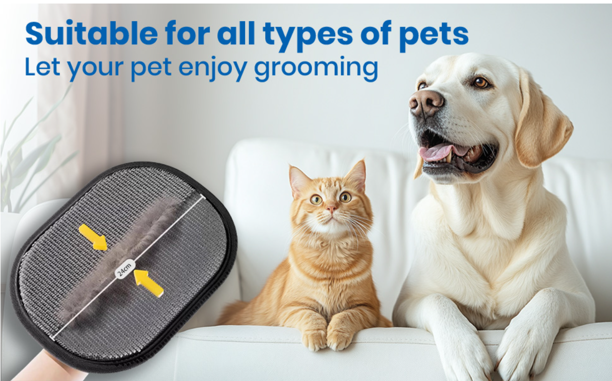 PETLANE™ Pet Hair Removal Gloves